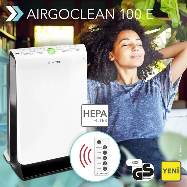 Hepa Filtreli Hava Temizleyici: AirgoClean 100 E